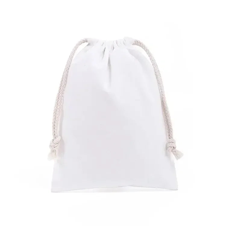 Reusable Drawstring Storage Bags, Organizer Pouch for Jewelry, Toys, Cosmetics Cotton Linen Drawstring Pouches Dustproof Sacks