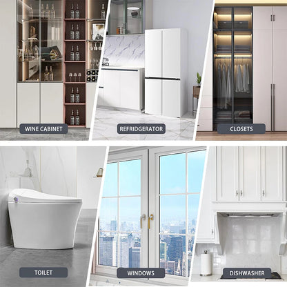 Safety lock Door and window,Fridge Lock,Traceless Adhesive No Drilling,Child Safety Cabinet Locks,for Fridge,Cabinet Locks, Draw