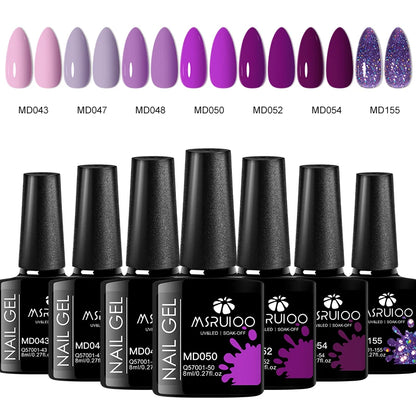 7pc Nail Gel Polish Set DIY Nail Art Design All For Decoration Soak Off UV Gel Long Lasting Manicure Painting Gel Vernis Kits