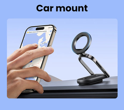 UGREEN Magnetic Car Phone Holder Dashboard 360° Rotatable & Detachable Car Mount For Magsafe iPhone 16 15 Pro Samsumg S25 Xiaomi