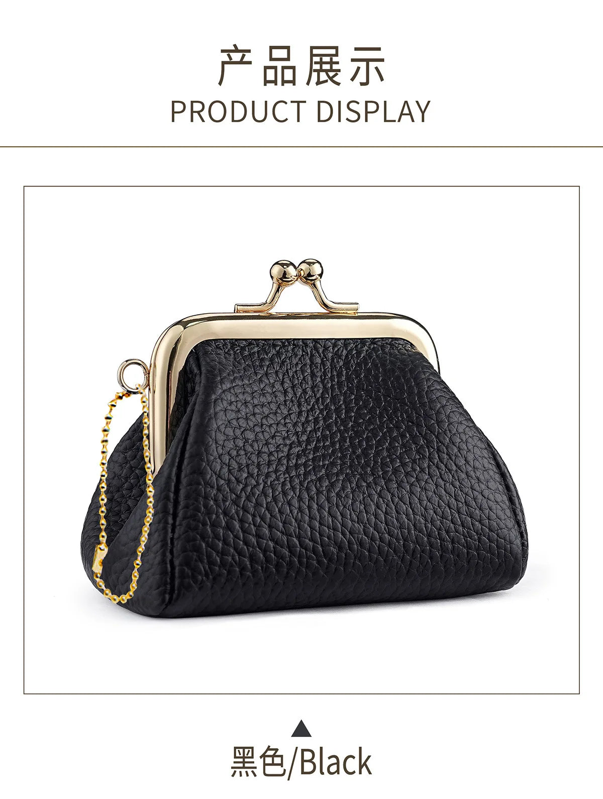 Women Wallets RFID Blocking Bank Card Purse Cowhide Leather Card Holder Mini Credit Coin Case Compact EDC Wallet