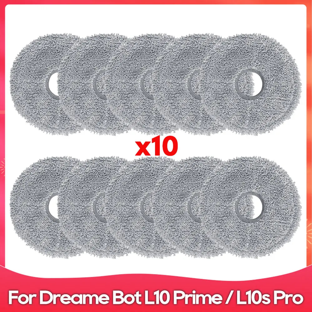 Compatible For ( Dreame L10 Prime, RLL11GC, L10S Pro, L10 Pro, Xiaomi S10+ ) Roller Side Brush Filter Mop Accessory Part