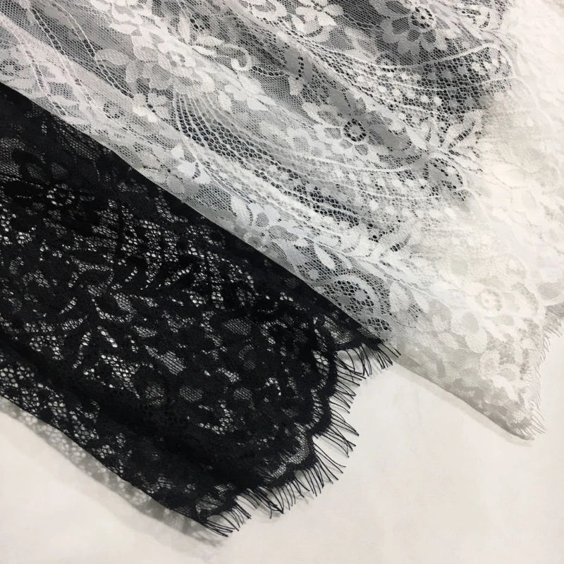 Transparent Sexy Lace Mesh Skirt Elastic High Waist Black White Tulle  Mini Skirts Womens Skirt  Korean Fashion