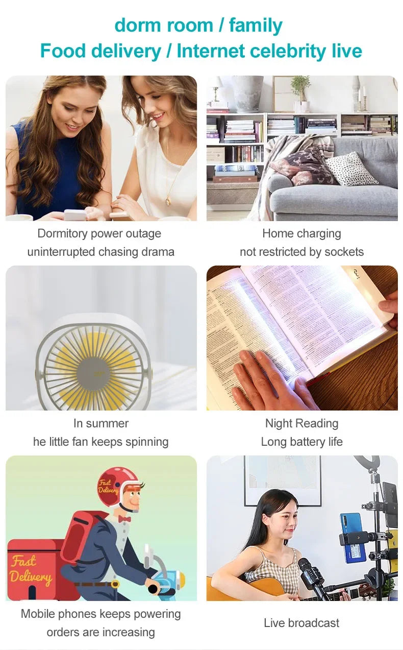 New Power Bank 30000mAh/40000mAh Portable Charger LED Light Poverbank Powerbank External Battery For iPhone Xiaomi OPPO