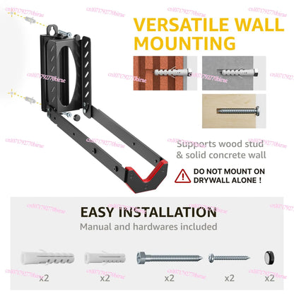 Rotating Bicycle Wall Rack Equipment Bracket