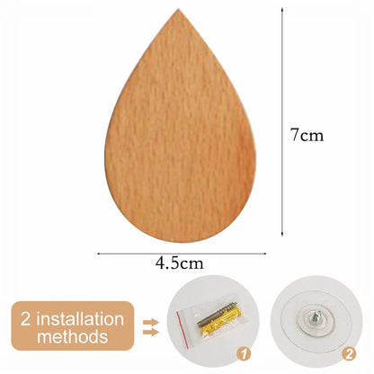 1pcs Animal Wooden Hooks Cute Room Decor Hook Wall Keychain Coat Hook Home Door Wood Hook Hanger Kitchen Accessories Gadget