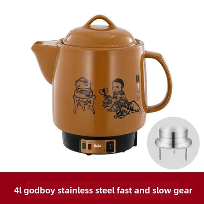 Shanyoujia Ceramic One-Piece Electrochemical Health Pot Automatic Boiling Medicine Pot Insulated Electric Heating Pharmacy Pot