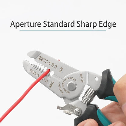 AMR Wire Stripping Tool 7 Inch Wire Stripper And Wire Cutter For 10-22 AWG Solid Wire And Stranded Wire