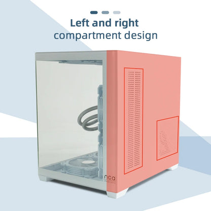 MANMU Hot Selling Gaming Computer MATX Cases pc Tempered Glass Case pc Computer Gaming Matx Computer Case