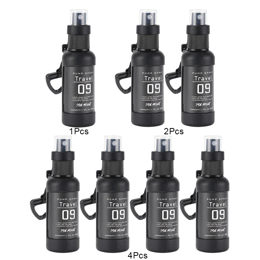 50/80ml Travel Bottle Leak Proof Outdoor Camping Trip Spray Bottle Alcohol Dispenser Leak Proof Portable Spray Bottle