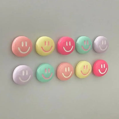 Cartoon Smile Face Fridge Magnets,Personalized Fridge Magnet for Kitchen Office  Locker Cabinet AndDishwasher,  Home Decoration
