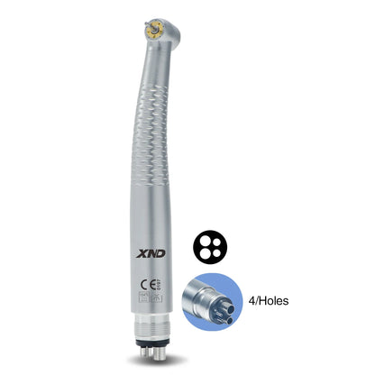 XND Dental 5 SMT LED Light Air Turbine High Speed Handpiece with 5 Water Spray Shadowless 2/4 Holes Teeth Drill Dental Supply