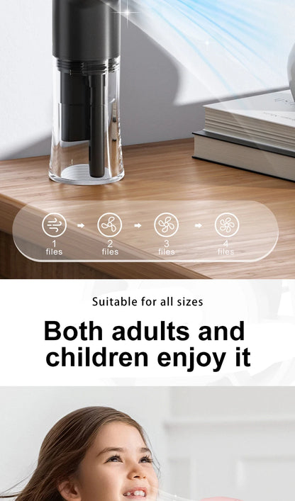 Mini Handheld Fan Portable Misting Fans Adjustable Handheld Fan for Commuters Water Humidifier Cooling Gadget