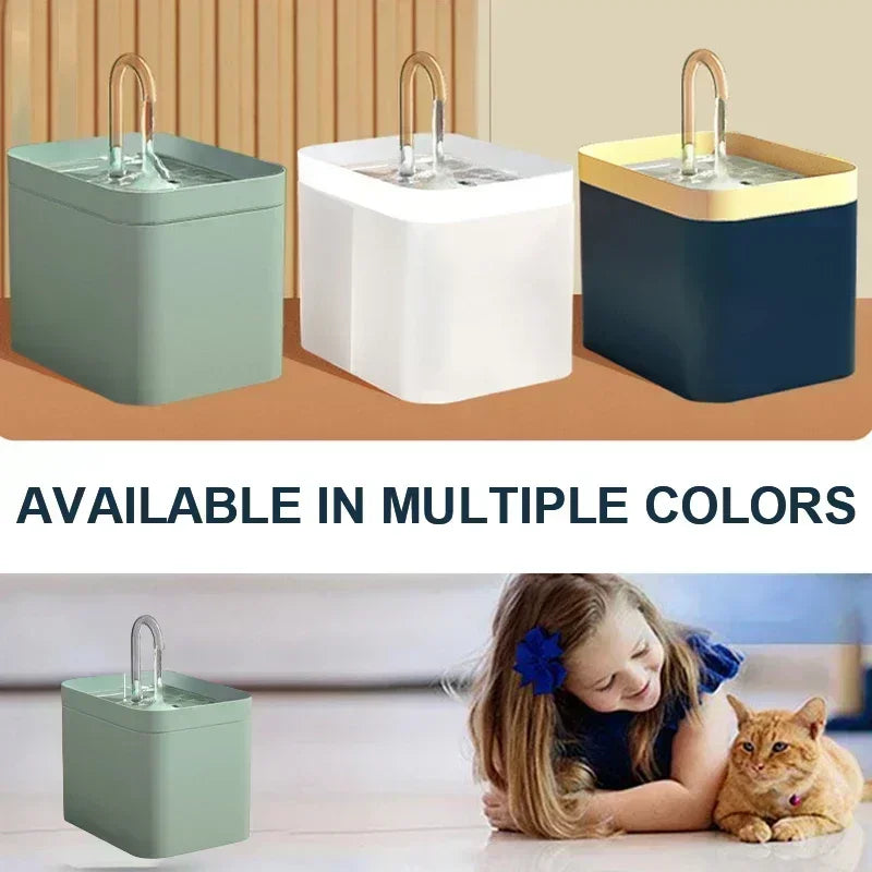 15L Ultra Quiet USB Pet Fountain with Built in Filter for Cats Dogs Auto Fill Water Dispenser Noise Free Hydration Bowl