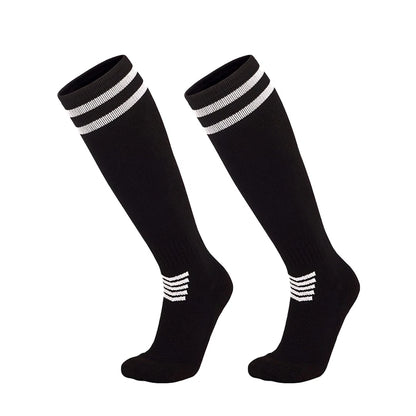 Towel Bottom Soccer Socks Breathable Knee High Training Long Stocking Adults Youths Kids Practical Competition Football Socks