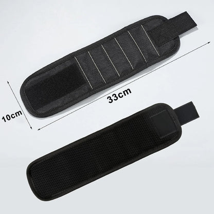Magnetic Wristband for Holding Screws Nails Portable Toold Organizer Bag Wrist Wrap Tool Belt with Strong Magnets Cool Gadgets