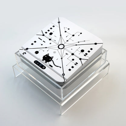 Smart Automatic Pet Feeder With RFID Sensor, Elevated Base, and 650ml Capacity for Wet & Dry Food