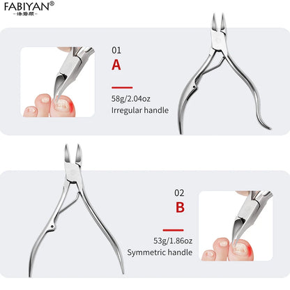 Stainless Steel Nail Scissors Dead Skin Cuticle Remover Nail Clippers Ingrown Toenail Foot Care Tool Eagle Beak Plier
