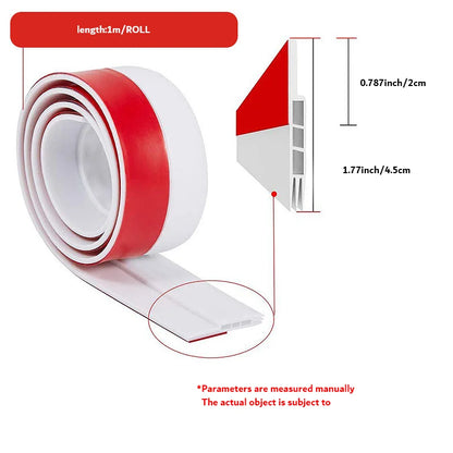 Door Draft Stopper Under Door Draft Blocker Insulator Door Sweep Weather Stripping Noise Stopper Strong Adhesive
