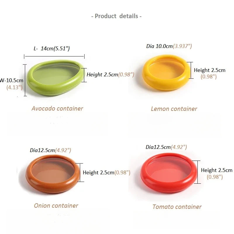 Reusable Food Saver Box Half Cut Fruit Freshing Retractable Film Storage Container Fruit Preservation Seal Cover Kitchen Tools