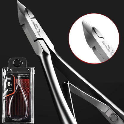 Professional Stainless Steel Toenail Cuticle Nipper High Precision Dead Skin Scissor Nail Cuticle Scissors Plier Manicure Tool