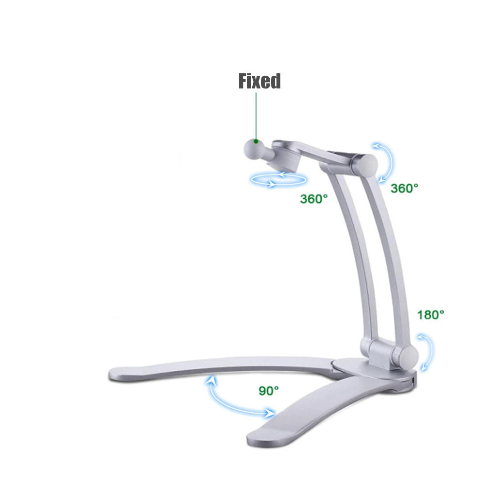 Kitchen Tablet Stand 360 Portable 6 To 12.9 Inch Universal Tablet Stand & Phone Holder for Wall Desktop Tablet Mount