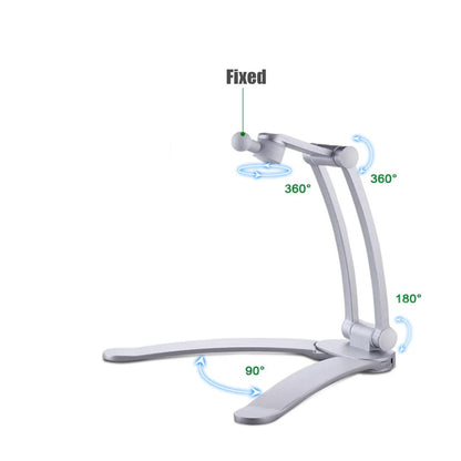 Kitchen Tablet Stand 360 Portable 6 To 12.9 Inch Universal Tablet Stand & Phone Holder for Wall Desktop Tablet Mount