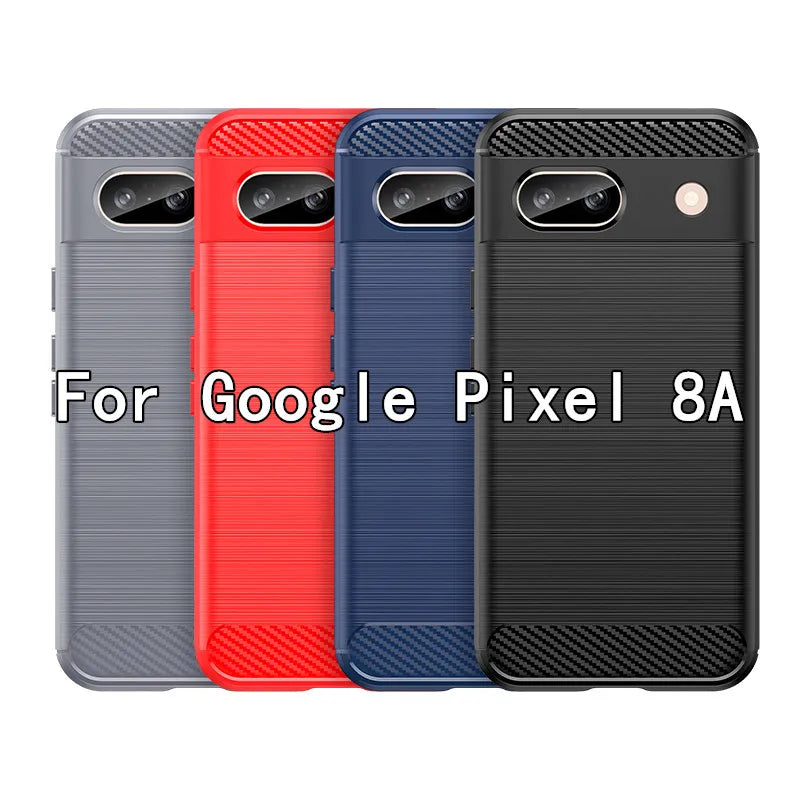 For Google Pixel 8A Case Google Pixel 6 7 8 Pro 5A 6A 7A 8A Cover Shockproof Soft Silicone Protective Bumper For Google Pixel 8A
