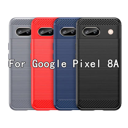 For Google Pixel 8A Case Google Pixel 6 7 8 Pro 5A 6A 7A 8A Cover Shockproof Soft Silicone Protective Bumper For Google Pixel 8A