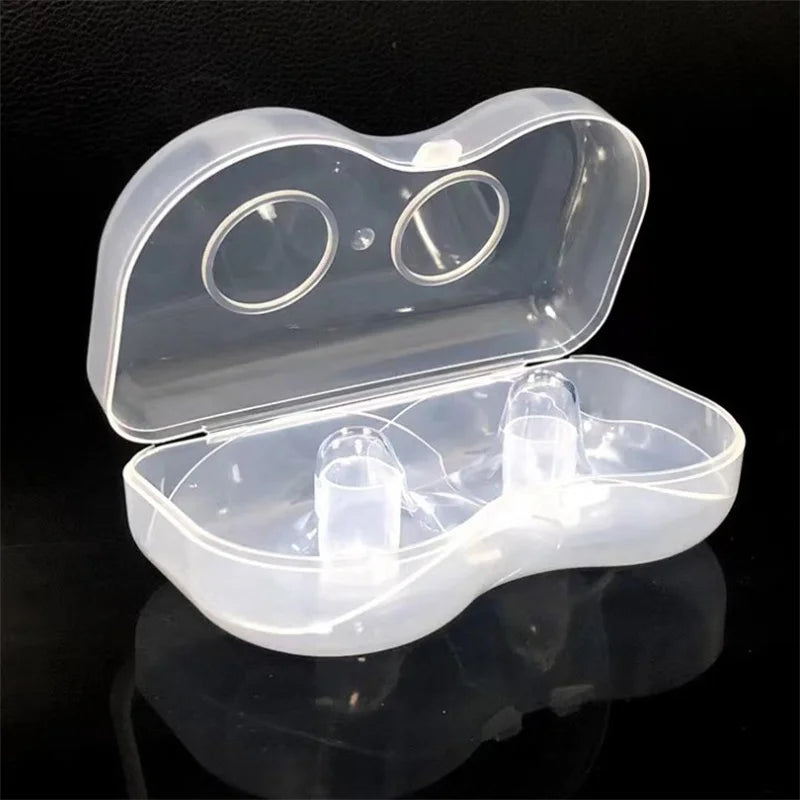 2Pcs Silicone Breastfeeding Nipple Protectors Feeding Mother Nipple Shields Protection Cover Soft Milk Feeding Nursing Shield