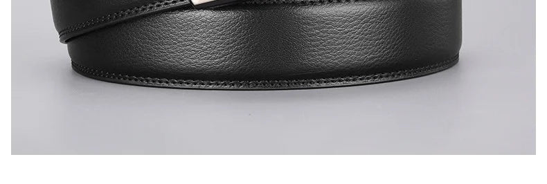 High quality men's automatic belt, business belt, adjustable belt, luxury belt, cowhide belt, ratchet belt