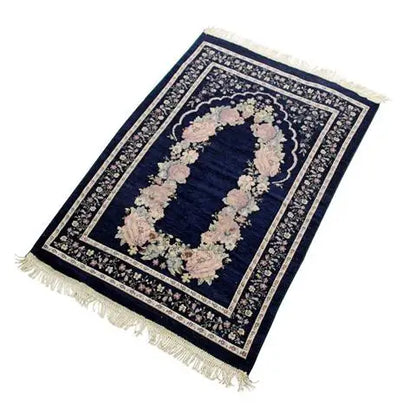 Muslim Worship Mat Prayer Rugs Chenille Cotton Islamic Blanket Home Decoration Church Utensils Portable Carpet