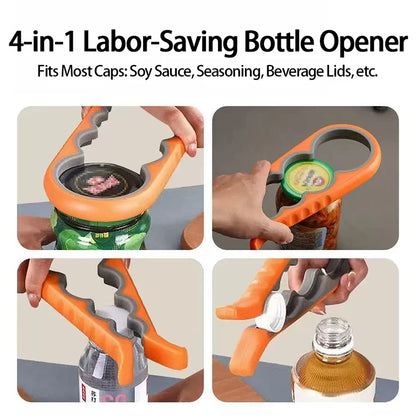 Bottle Cap Opener Open Bottle Covers Universal  Kitchen Jars Opener Effortless Jar Opener Open Jars and Lids