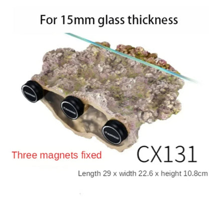 AQUARIUM MAGNETIC CORAL FRAG ROCK magnetic feeder loop fish feed to loop fish feeder loop aquarium fresh water feeder