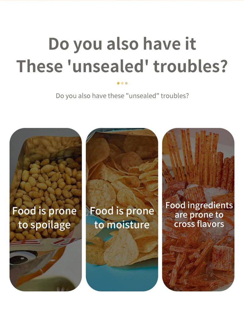 Mini Bag Sealer Plastic Bag Heat Sealer Plastic Bag Sealing Machine USB Rechargeable Portable Package Bags Sealer