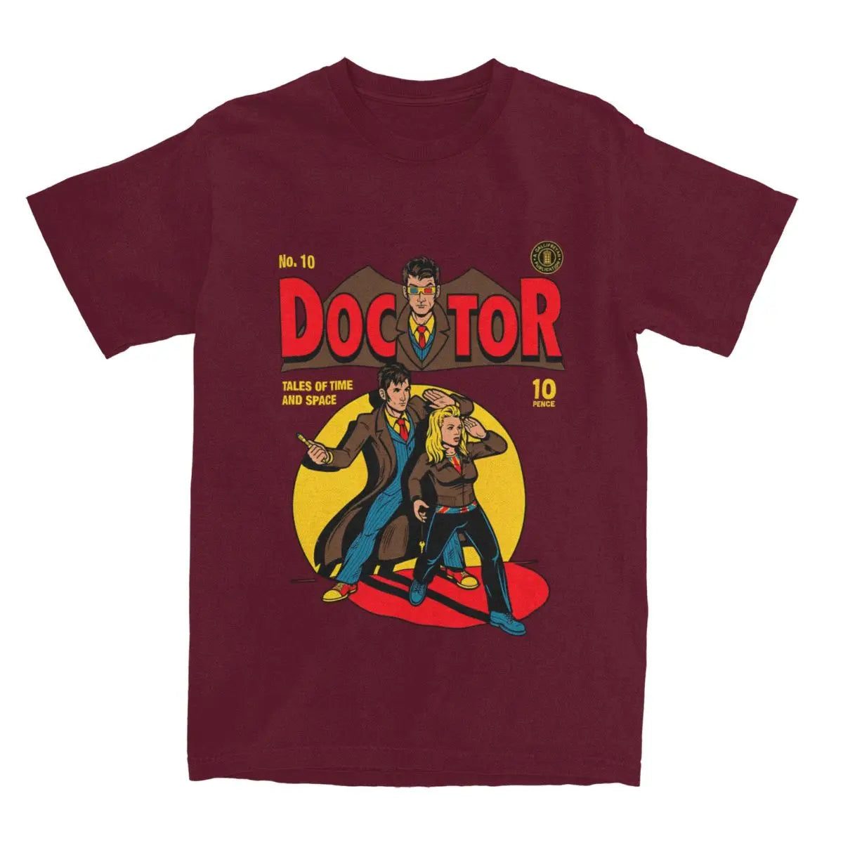 Mens T-Shirt Doctors Who T Shirts Harajuku Godfather Doctors Summer Tees Funny Loose Cotton Tops Plus Size 6XL