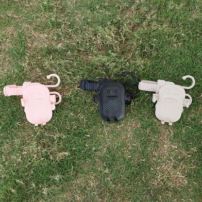 2 in 1 Baby Stroller Hooks Rotatable Creative Stroller Phone Holder Stable Detachable Bicycle Hanging Double Hook Universal