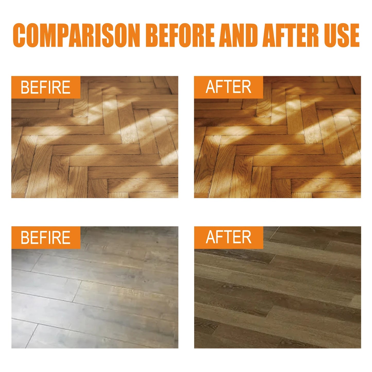 Wood Floor Brightening Cleaner Wood Stain Remover Floor Cleaning Polishing Liquid Repair Scratch Decontamination Floor Cleaner