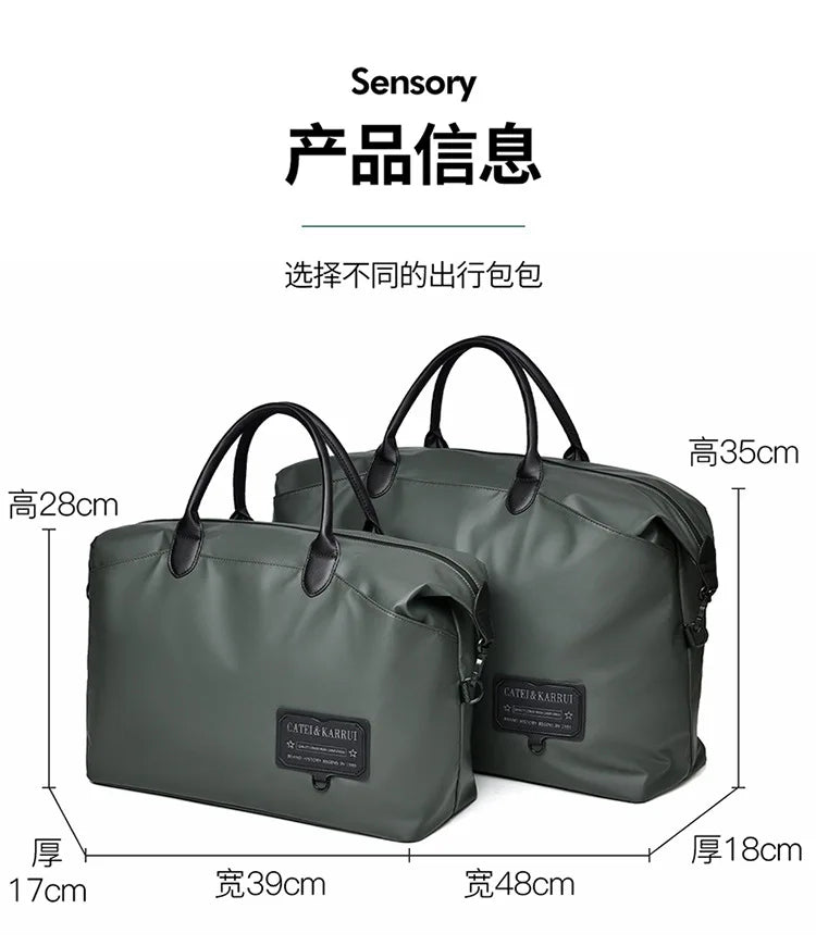 New Travel Tote Men Handbag Oxford Large Capacity Handbags For Men Briefcase Travel Crossbody Bags Waterproof Gym Luggage Bag