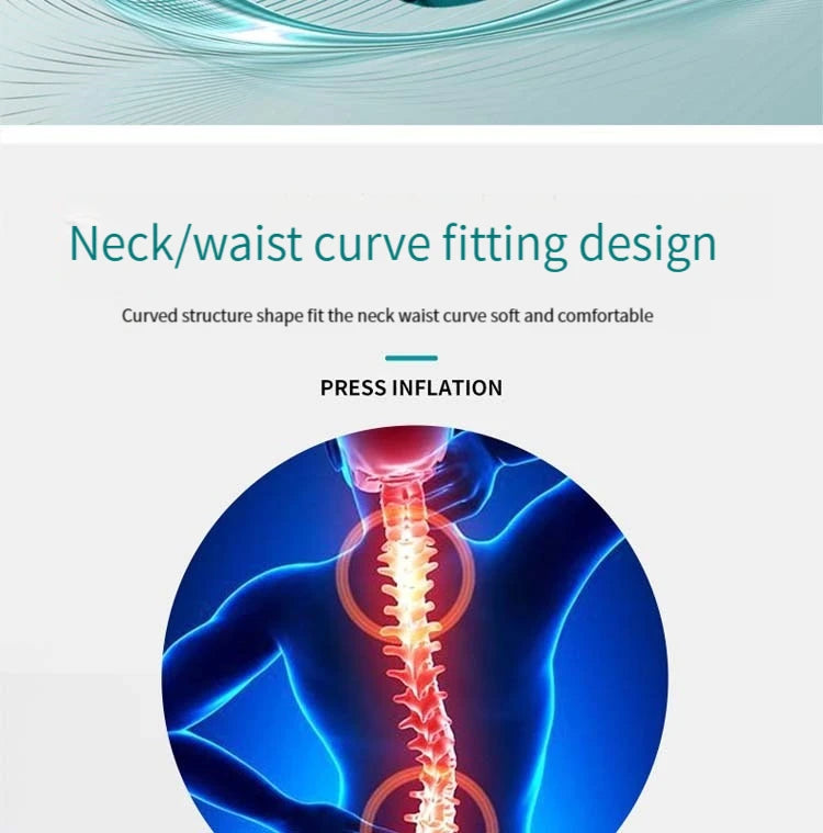 Press Inflatable Pillow Portable Outdoor Travel Pillow Waist Pillow Neck Protector Inflatable U Shaped Pillow