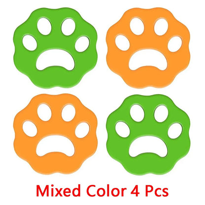 Reusable Cat and Dog Hair Clothes Bedding Lint Remover (Laundry V Animal Hair Catcher for Washing Tools Removes From Pet Machine