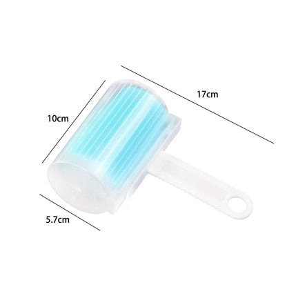 1 PC Washable Clothes Hair Sticky Roller Reusable Portable Home Clean Pet Hair Remover Sticky Roller Carpet Sofa Dust Collector