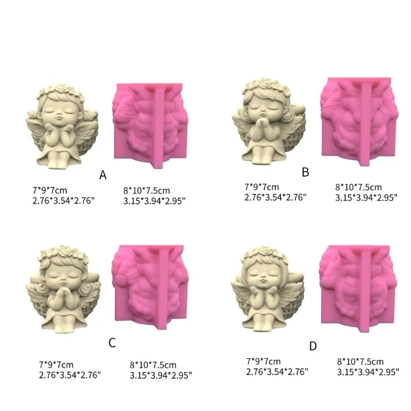 Succulents Flower Pot Resin Silicone Mold DIY Garden Concrete Flowerpot Holder Mould Handmade Crafts Home Decor