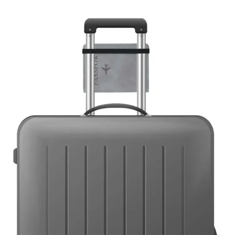 RFID Blocking Leather Card Case Passport Holder Cover Wallet Travel Accessories for Women Men