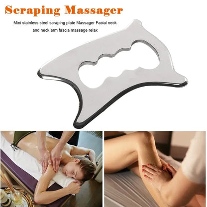 Gua Sha Massage Tool, Stainless Steel Muscle Scraper Massage Tools IASTM Tool for Soft Tissue Mobilization Tool Physical Therapy