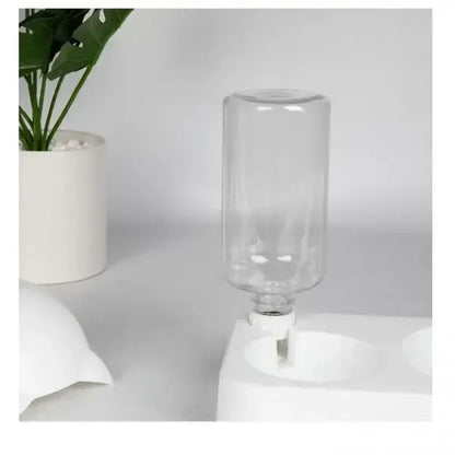 Automatic Feeder Pet Supplies with Double Bowl (Food and Water Dispenser) Raised Stand Dish Bowls for Dog and Cat