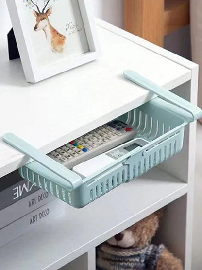 1Pc Refrigerator Storage Basket Flexible Expandable Fridge Organizer Drawer Storage Rack Storage Fresh Box Freezer Box Storage