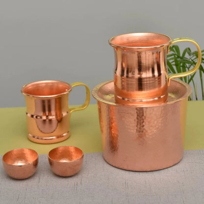 Handcrafted Beer Milk Mug Weave Handle Thickened Moscow Water Mule 360ML Breakfast Cup Drinkware Tableware Pure Copper 1 PCS