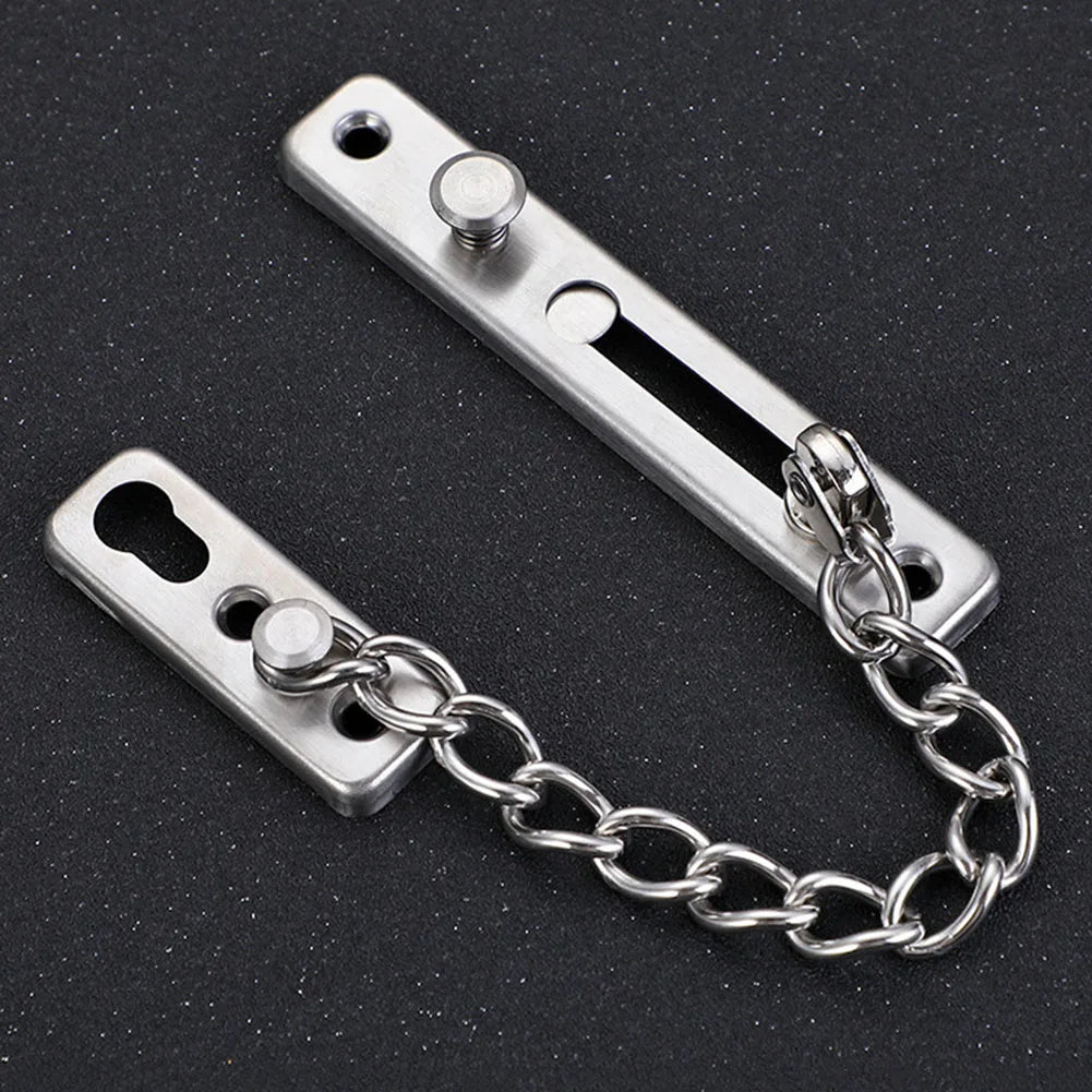Door Chain with Lock Door Lock Bolt Chain Kids Safety Security Home Latch Buckle Guard Lock Anti-Theft Hotel Hardware Accessorie