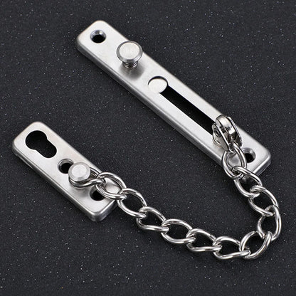 Door Chain with Lock Door Lock Bolt Chain Kids Safety Security Home Latch Buckle Guard Lock Anti-Theft Hotel Hardware Accessorie